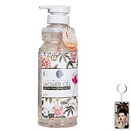 Sữa tắm thơm trắng mịn da JOJOBA bông hoa Shower Gel New Moon Nhật Bản 950ml tặng kèm móc khóa thumbnail