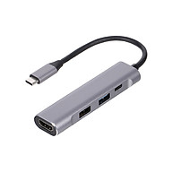 4-in-1 USB-C Hub USB3.0 USB2.0 Type-C to HD Converter PD Quick Charge USB Hub thumbnail