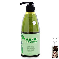 Sữa tắm tinh chất trà xanh Welcos Green Tea Body Cleanser 740ml + Móc khóa thumbnail