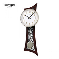 Đồng hồ treo tường Nhật Bản Rhythm CMP540NR06, Kt 20.3 x 59.0 x 7.1cm, 775g Vỏ gỗ, Dùng Pin thumbnail