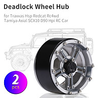 2pcs Steel Wheel Hub Deadlock Wheel Kit for 1.9in Tires 1 10 Traxxas Hsp Redcat Rc4wd Tamiya Axial SCX10 D90 Hpi RC Car thumbnail