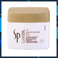 Mặt nạ ủ tóc SP Luxeoil Keratin Restore Mask phục hồi (Wella) 400ml thumbnail
