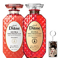 Bộ gội xả Diane Extra Volume & Scalp Treatment giảm gàu chống rụng tóc Hàn Quốc 450ml tặng móc khoá thumbnail