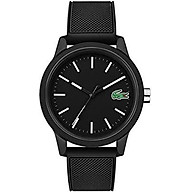 Lacoste Men s TR90 Quartz Watch with Rubber Strap, Black, 20 (Model 2010986) thumbnail