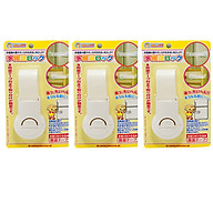 Combo 3 Khóa ngăn kéo, tủ lạnh bảo vệ trẻ em nội địa Nhật Bản thumbnail