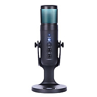 USB Condenser Microphone Tabletop Desktop RGB Microphone with Stand Computer PC Plug & Play Microphone with Colorful thumbnail