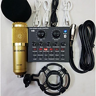 Combo Bộ míc thu âm BM900 và Sound Card V8 chuyên dụng hát live stream với đầy đủ chức năng chỉnh giọng âm thanh thumbnail