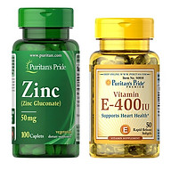 Combo Thực Phẩm Chức Năng bổ sung kẽm Zinc và vitamin E thumbnail