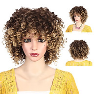 Gobestart High Temperature Silk Breathable Rose Net Long Curly Hair Explosion Head Wig thumbnail