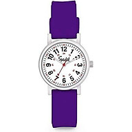 Speidel Women s Scrub Petite Watch for Medical Professionals - Easy to Read Small Face, Luminous Hands, Silicone Band, Second Hand, Military Time for Nurses, Doctors,Students in Scrub Matching Colors thumbnail