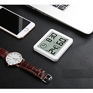 Đồng hồ đo nhiệt độ, độ ẩm siêu mini, siêu mỏng ( Tặng 02 nút kẹp giữ dây điện ) thumbnail