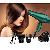 Máy sấy tóc tạo kiểu cho salon chuyên nghiệp DELIYA Phiên bản mới công suất mạnh hơn - công nghệ sấy nano giảm hư và rụng tóc - màu xanh rêu cực kỳ bắt mắt - Hàng chính hãng thumbnail
