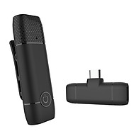 Wireless Lavalier Microphone Clip-on Phone Wireless Mic Noise Reduction Plug-Play Wireless Mic for Recording Vlog Live thumbnail