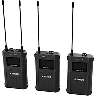 Micro không dây UHF SYNCO WMic-T3 cho quay phim, quay vlog, video YouTube, TikTok - Hàng chính hãng thumbnail