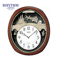 Đồng hồ treo tường Nhật Bản Rhythm 4MH762WD23 - Kt 36.0 x 41.0 x 7.0cm, 3.0kg, dùng PIN. thumbnail