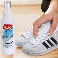 Chai xịt tẩy trắng giày dép túi xách Plac - đầu cọ bàn chải hiệu quả (100ml) thumbnail