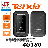 Bộ Phát Wifi Di Động 4G LTE 150Mbps Tenda 4G180 - Hàng Chính Hãng thumbnail