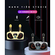 Loa karaoke bluetooth SDRD SD-312 - Loa mắt cú mới nhất - Tặng kèm 2 micro không dây có màn hình LCD - Sạc pin cho micro ngay trên loa - Chỉnh EQ, Echo, Vol ngay trên micro - Loa xách tay du lịch cực chất - Hàng nhập khẩu thumbnail