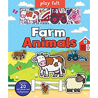 Sách tương tác sticker - Trang trại động vật Play felt farm animals thumbnail