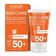 Kem chống nắng Floslek Laboratorium Sun Care Oil Free Sun Protection Tinted Cream SPF50+ 50ml thumbnail