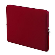 Túi Chống Sốc Vải Mềm Kéo Khóa Cho Ultrabook Laptop Notebook 14 Inch - Đỏ thumbnail