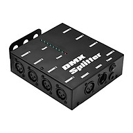 DMX512 Optical Signal Amplifier Spliter Distributor 1 Direct Input & Output 8 Independent Outputs for Light Controller thumbnail