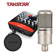 Combo thu âm, livestream souncard icon upod pro, mic PC-K200, tai nghe TS 2260 kèm đầy đủ phụ kiện - hàng chính hãng thumbnail
