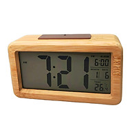 Wooden Electronic Smart Clock Date Temperature Dispaly Clock thumbnail