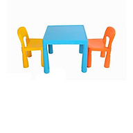 Bộ bàn ghế nhựa trẻ em mầm non cao cấp Song Long (1 bàn, 2 ghế) -Màu ngẫu nghiên thumbnail