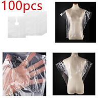 100 Pack Disposable Hair Cutting Cape Salon Gown Barber Capes Gowns Cloth thumbnail