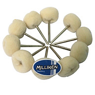 Bộ 10 Bánh Đánh Bóng Vải Nỉ 25mm Milliken Tampe NL-3019 thumbnail