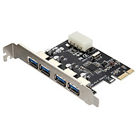 Card chuyển đổi PCI Express sang USB 3.0 4 port (Đen) thumbnail