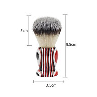 Hand Crafted Shaving Brush for Men, Professional Hair Salon Tool with Hard ABS Handle, Suitable for Both Home and Journey thumbnail