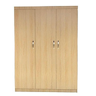 Tủ quần áo bằng gỗ 3 cánh 2mx1m2 màu vàng thumbnail