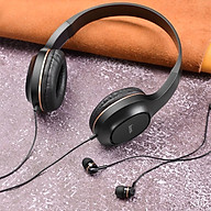 Tai nghe chụp tai Hoco W24 có dây kèm tai 3.5 - Hàng chính hãng thumbnail