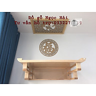 Bộ bàn thờ chung cư bằng gỗ sồi + ám khói +chữ phúc hãy chữ bất kỳ bằng gỗ sồi nga thumbnail