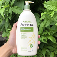 Sữa dưỡng thể Aveeno Daily Moisturizing Lotion Nourishes Dry Skin Fragrance Free 591m thumbnail