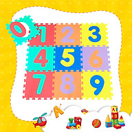 Thảm xốp lót sàn cho bé - chữ số (10 miếng, diện tích 1m2) Smile Puzzle_KHÔNG MÙI TIÊU CHUẨN CHÂU ÂU thumbnail