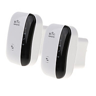 2 WiFi Range Extender Reapter Wireless Signal Booster Wall Mounted AU Plug thumbnail