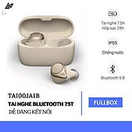 Tai Nghe Bluetooth LANITH Elite 75T - Tai nghe Không Dây Nhét Tai Thông Minh - Thiết Kế Nhỏ Gọn, Chống Nước, Chống Ồn Hiệu Quả - Âm Thanh Chất Lượng Cao, Âm Trầm Mạnh Mẽ - Hàng Nhập Khẩu - TAI00JA1 thumbnail