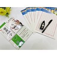 Combo 5 quyển vở luyện viết chữ Hán 4500 từ Hán ngữ thông dụng (kèm vở ô chữ Điền 150 ô + bút + mực + giấy dó + ghim) thumbnail