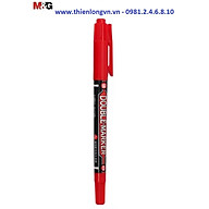 Bút dạ kính hai đầu M&G - 2130 màu đỏ thumbnail