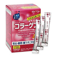 Thực phẩm bảo vệ sức khỏe Itoh Sapril Collagen 30 gói hộp số 1 Nhật Bản thumbnail