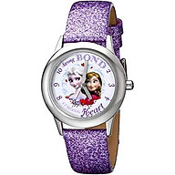 Disney Kids W000972 Frozen Tween Watch with Purple Sparkle Band thumbnail