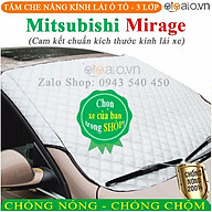 Tấm che chắn nắng kính lái ô tô Mitsubishi Mirage CAO CẤP 3 Lớp Chắn Nắng Cản Nhiệt OTOALO thumbnail