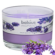 Ly nến thơm tinh dầu Bolsius French Lavender 155g QT024878 - hoa oải hương thumbnail
