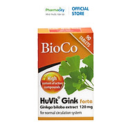 Viên uống bổ não chiết xuất cao bạch quả BioCo HuVit Gink Forte (Hộp 90 viên) thumbnail
