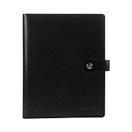 A4 business Leather Portfolio with Calculator Binder Card Slot Manager Office Document Pad Briefcase PU File Folder for thumbnail