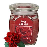 Hũ nến thơm tinh dầu Bolsius Rose garden 305g QT024372 - vườn hoa hồng thumbnail