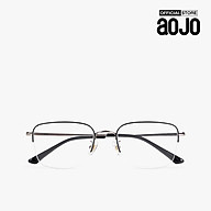 aojo - Gọng kính phom chữ nhật nửa gọng thời trang FABAC0001-C01 thumbnail